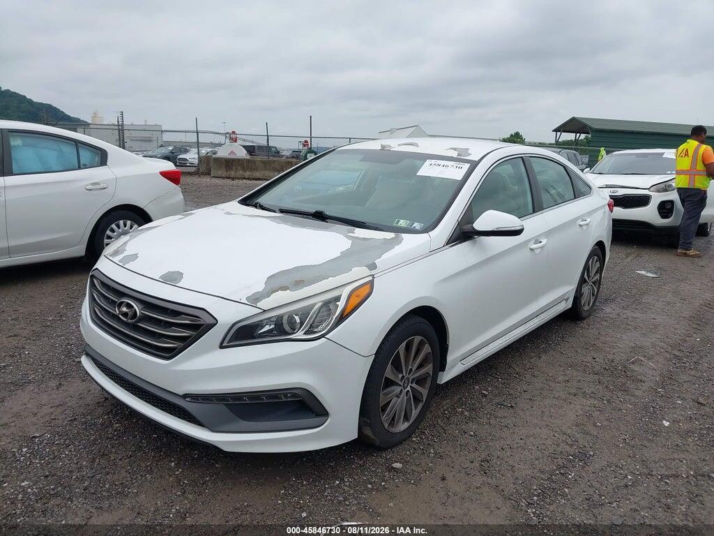 5NPE34AF2FH054029 2015 HYUNDAI SONATA photo no. 2