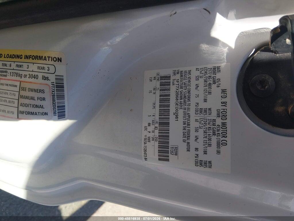 1FT7X2B68GED02981 2016 FORD F-250 photo no. 9