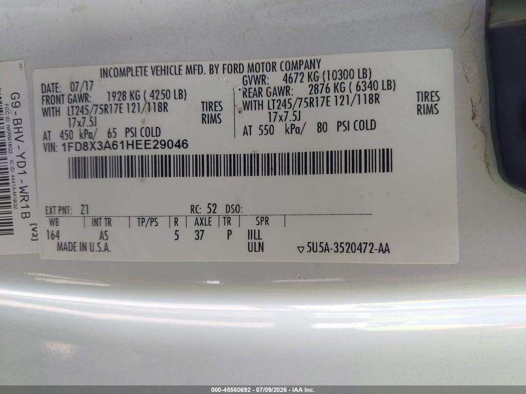 1FD8X3A61HEE29046 2017 FORD F-350 photo no. 9