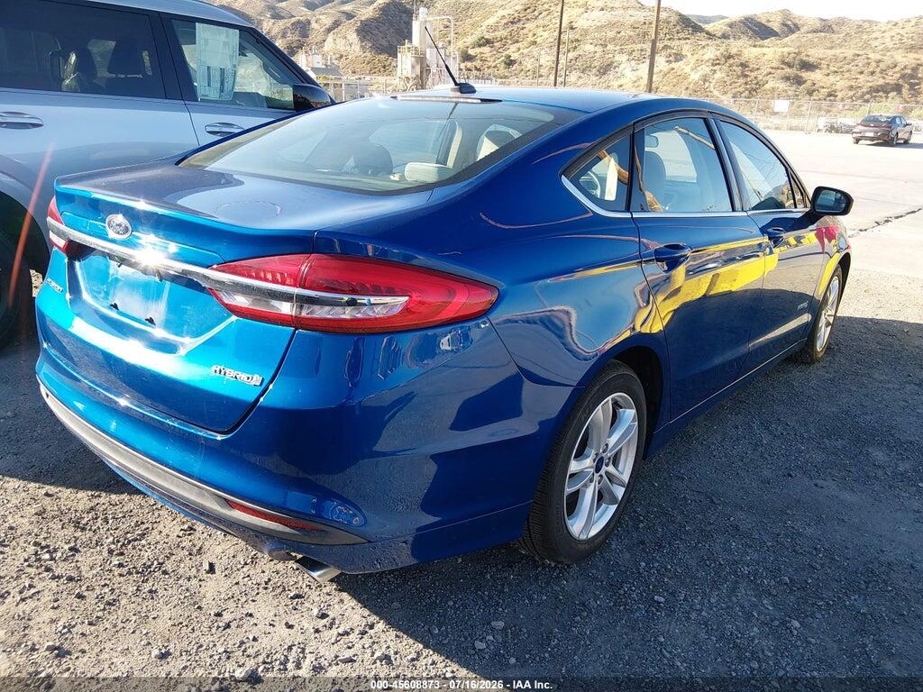 3FA6P0UU3JR281933 2018 FORD FUSION HYBRID photo no. 4
