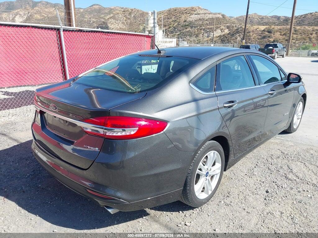 3FA6P0UU7JR273656 2018 FORD FUSION HYBRID photo no. 4