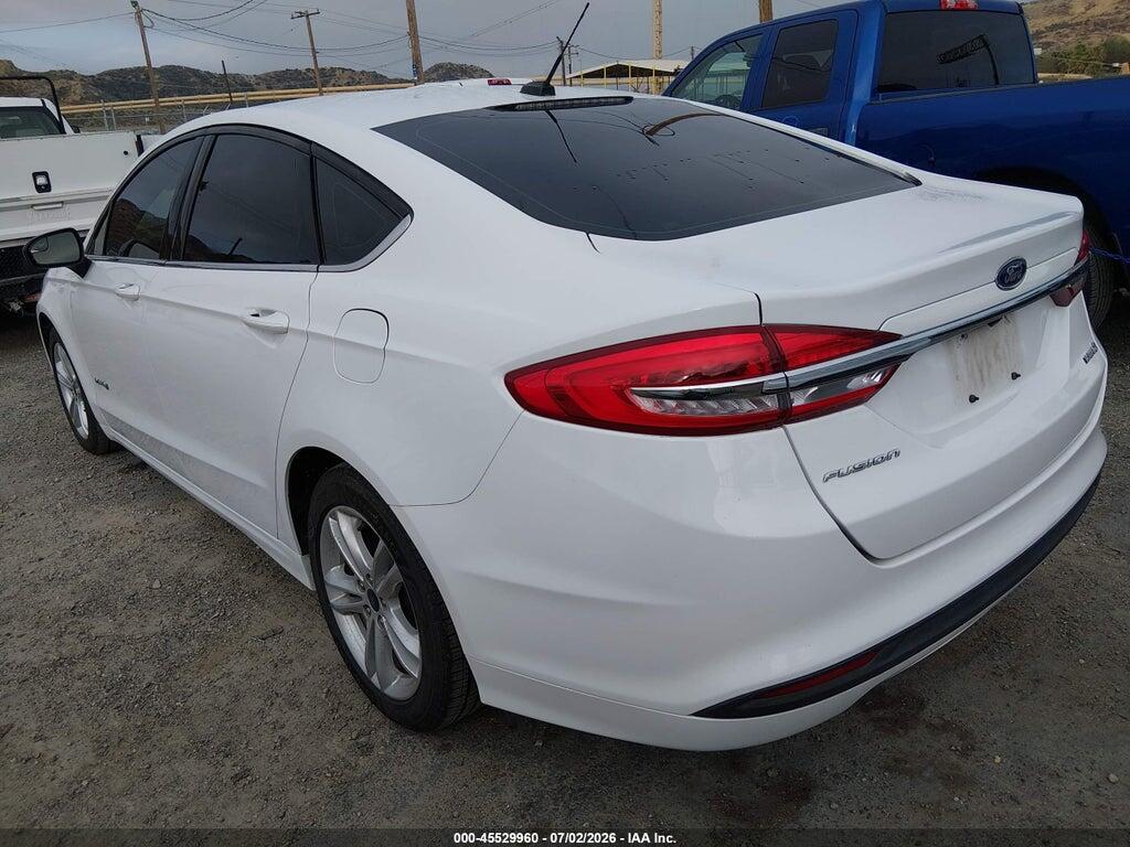 3FA6P0UU0JR209457 2018 FORD FUSION HYBRID photo no. 3