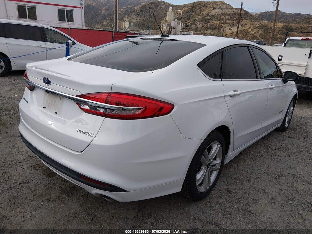 3FA6P0UU0JR209457 2018 FORD FUSION HYBRID photo no. 4