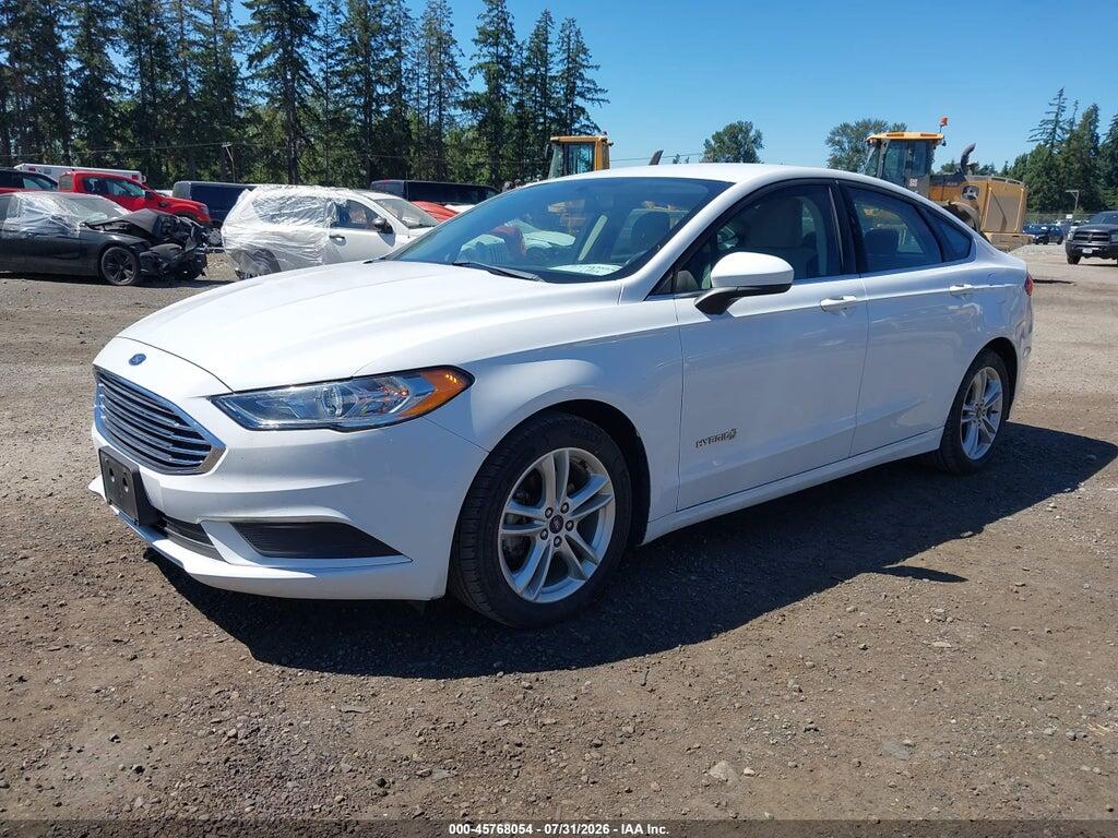3FA6P0UU0JR243625 2018 FORD FUSION HYBRID photo no. 2