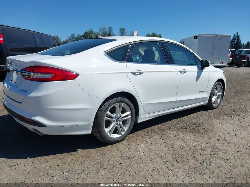 3FA6P0UU0JR243625 2018 FORD FUSION HYBRID photo no. 4