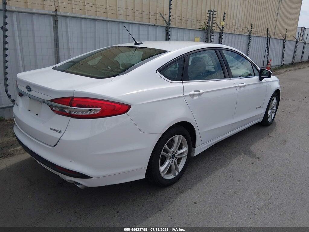 3FA6P0UU6JR100792 2018 FORD FUSION HYBRID photo no. 4