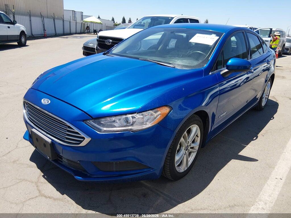 3FA6P0UU8JR209447 2018 FORD FUSION HYBRID photo no. 2