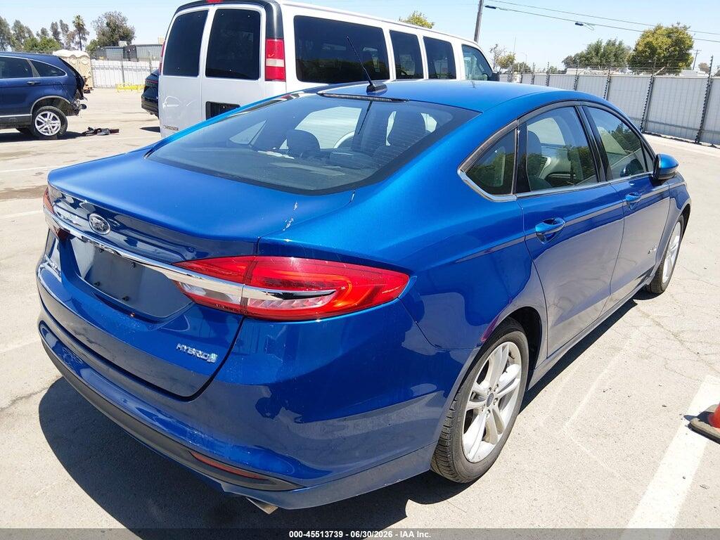 3FA6P0UU8JR209447 2018 FORD FUSION HYBRID photo no. 4
