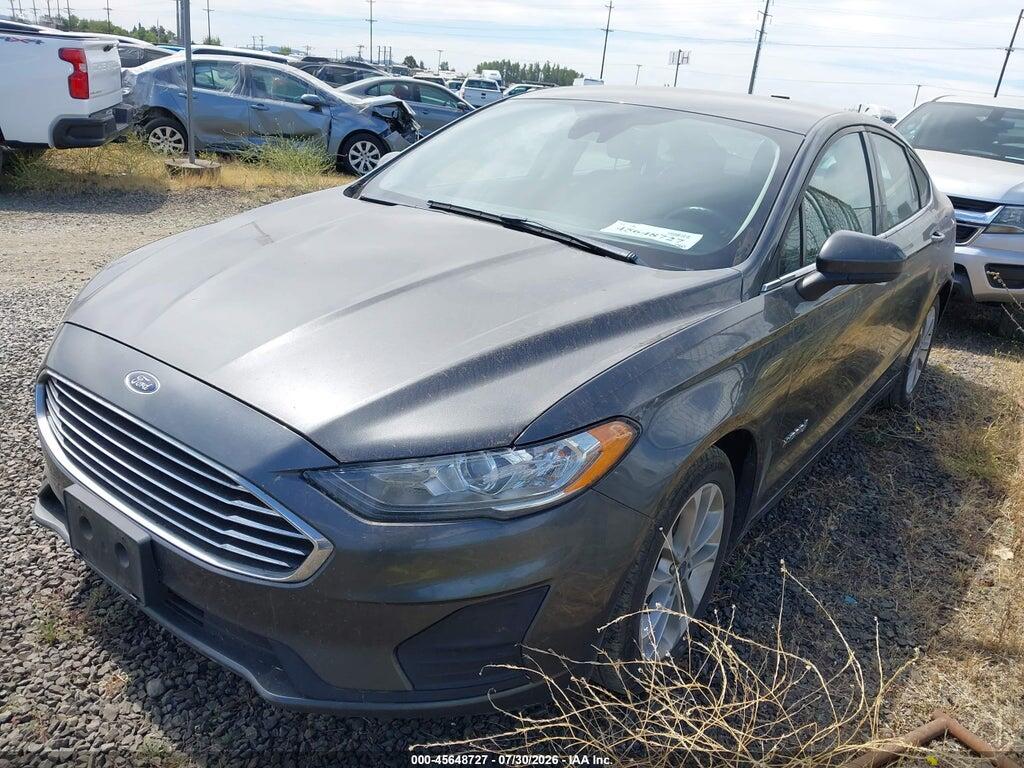 3FA6P0LU9KR258059 2019 FORD FUSION HYBRID photo no. 2