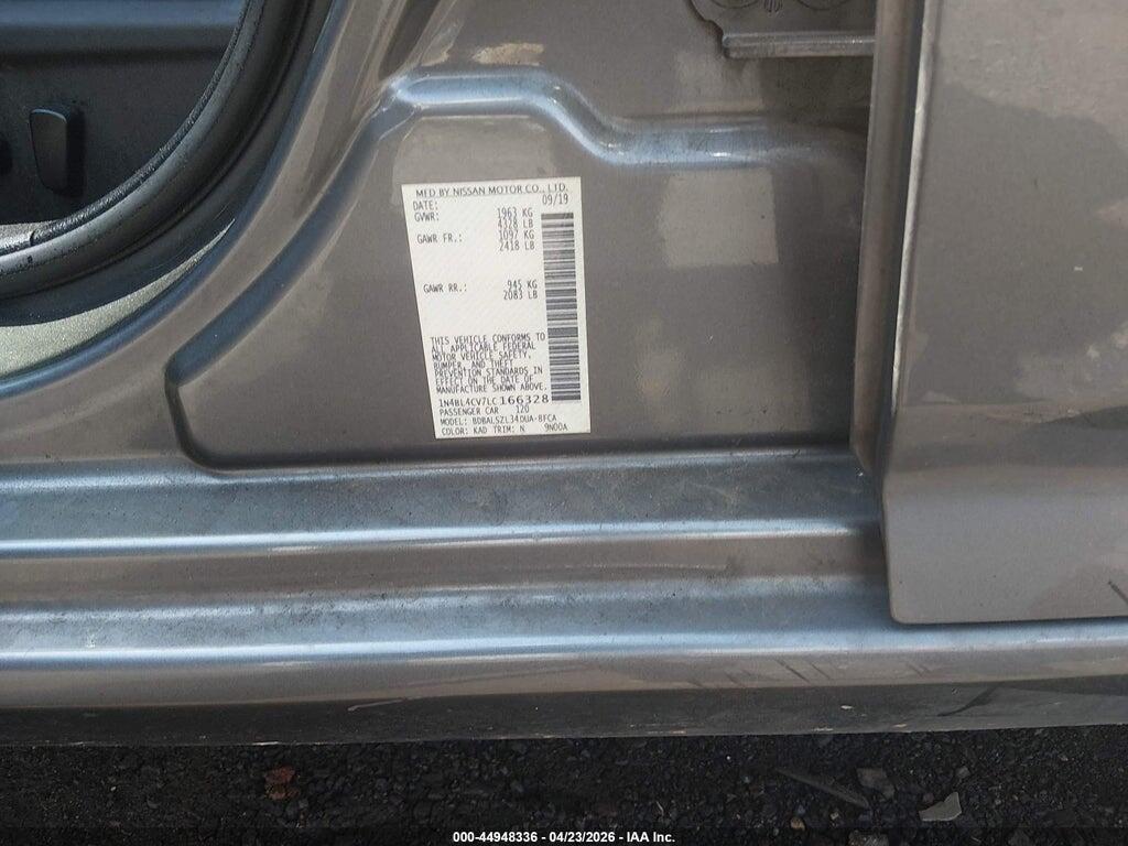 1N4BL4CV7LC166328 2020 NISSAN ALTIMA photo no. 9