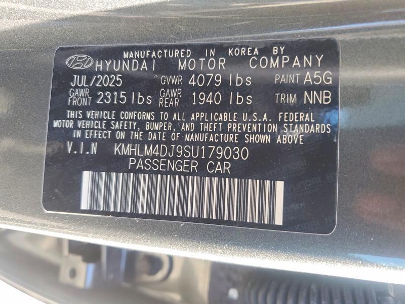 2025 HYUNDAI ELANTRA HYBRID BLUE — Фото 12 из 12