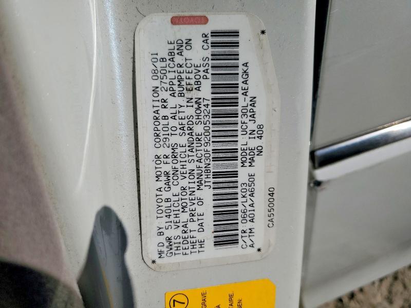 JTHBN30F920053247 2002 LEXUS LS photo no. 12