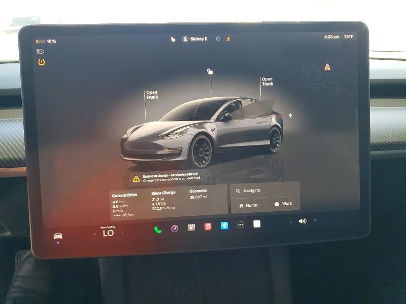 5YJ3E1EA1PF677155 2023 TESLA MODEL 3 photo no. 9