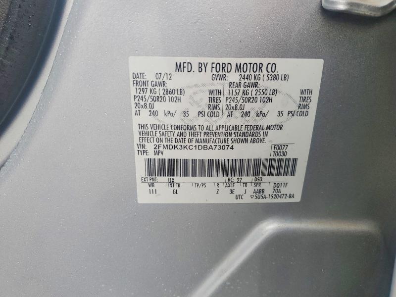 2013 FORD EDGE LIMITED — Фото 13 из 13