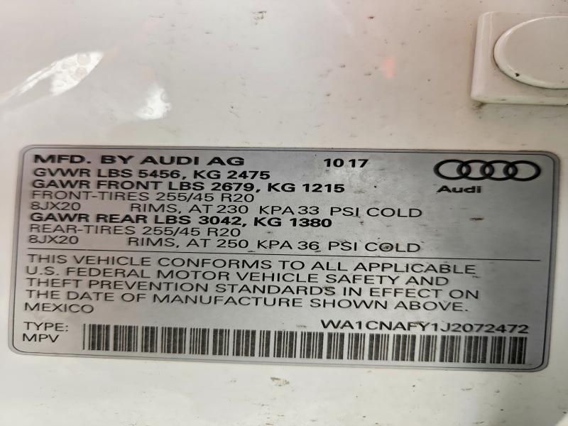 2018 AUDI Q5 PRESTIGE — Фото 13 из 13