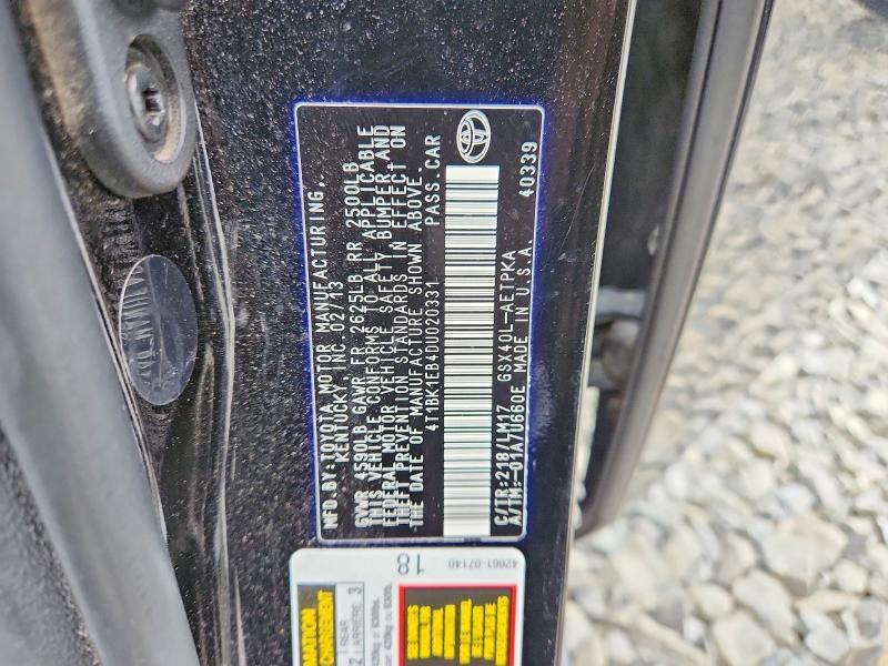 2013 TOYOTA AVALON LIMITED — Фото 13 из 13