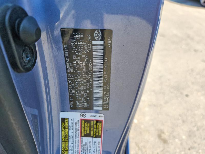2008 TOYOTA CAMRY SOLARA SLE V6 — Фото 12 из 12