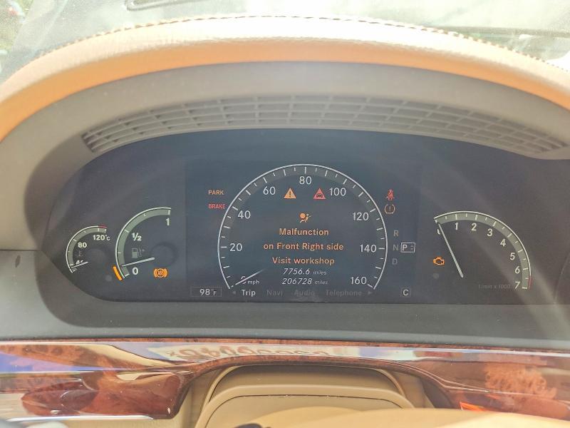 2007 MERCEDES-BENZ S 550 4MATIC — Фото 9 из 12