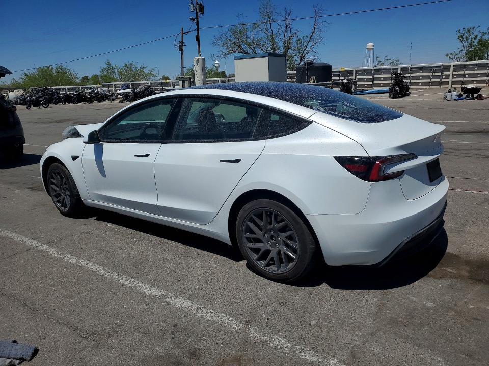 5YJ3E1EA0SF038239 2025 TESLA MODEL 3 photo no. 2