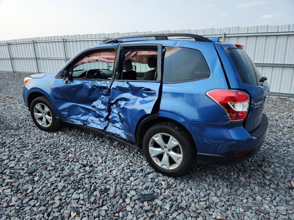 JF2SJADC4GH479844 2016 SUBARU FORESTER photo no. 2