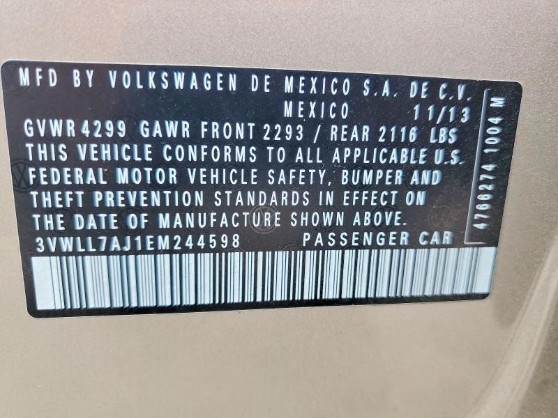 2014 VOLKSWAGEN JETTA TDI — Фото 13 из 13