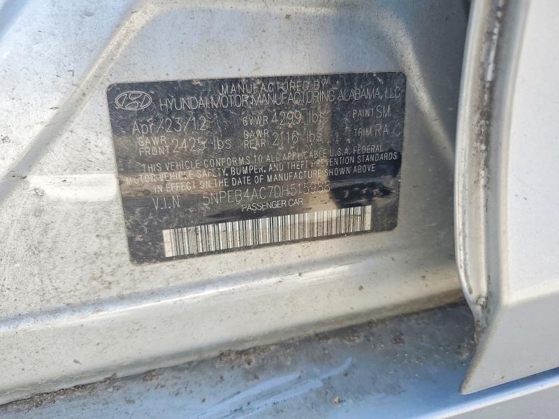2013 HYUNDAI SONATA GLS — Фото 12 из 12