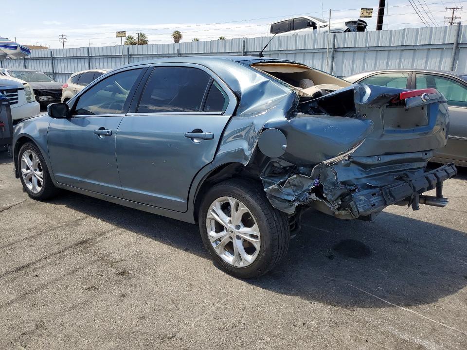3FAHP0HA9CR378016 2012 FORD FUSION photo no. 2
