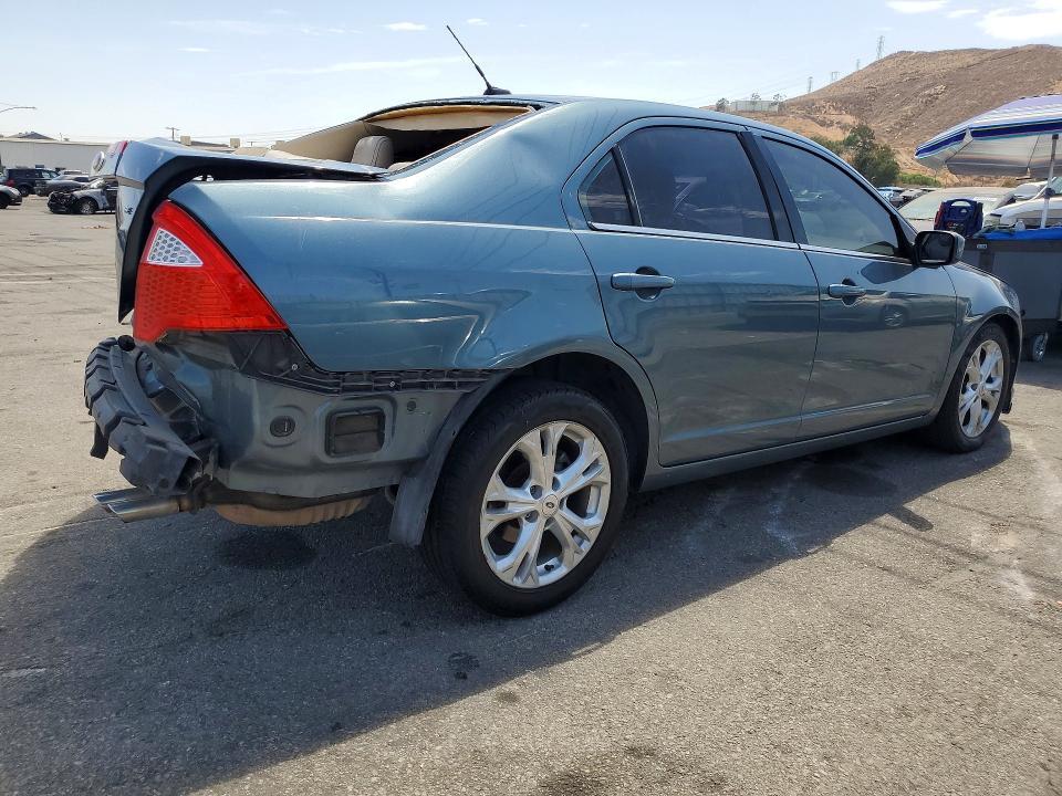 3FAHP0HA9CR378016 2012 FORD FUSION photo no. 3