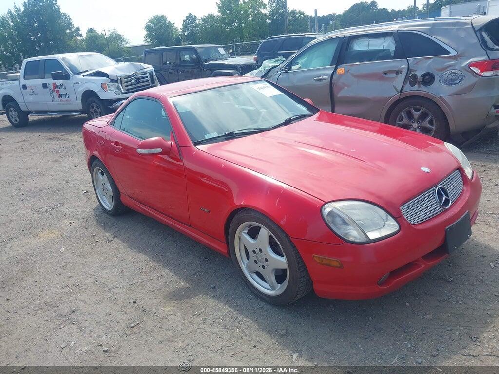 2001 MERCEDES-BENZ SLK 230 WDBKK49F01F182250