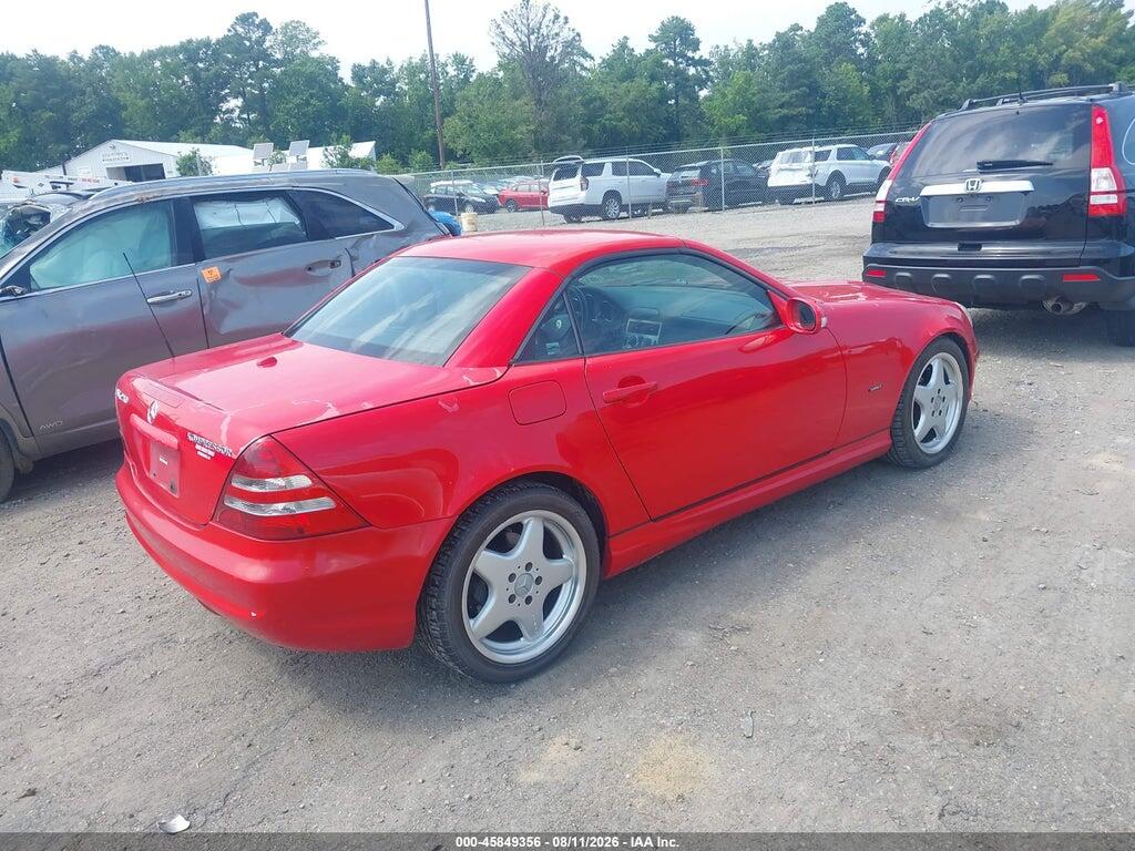 WDBKK49F01F182250 2001 MERCEDES-BENZ SLK 230 photo no. 4