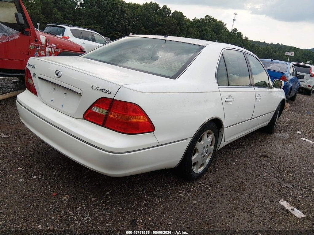 JTHBN30F030110212 2003 LEXUS LS 430 photo no. 4