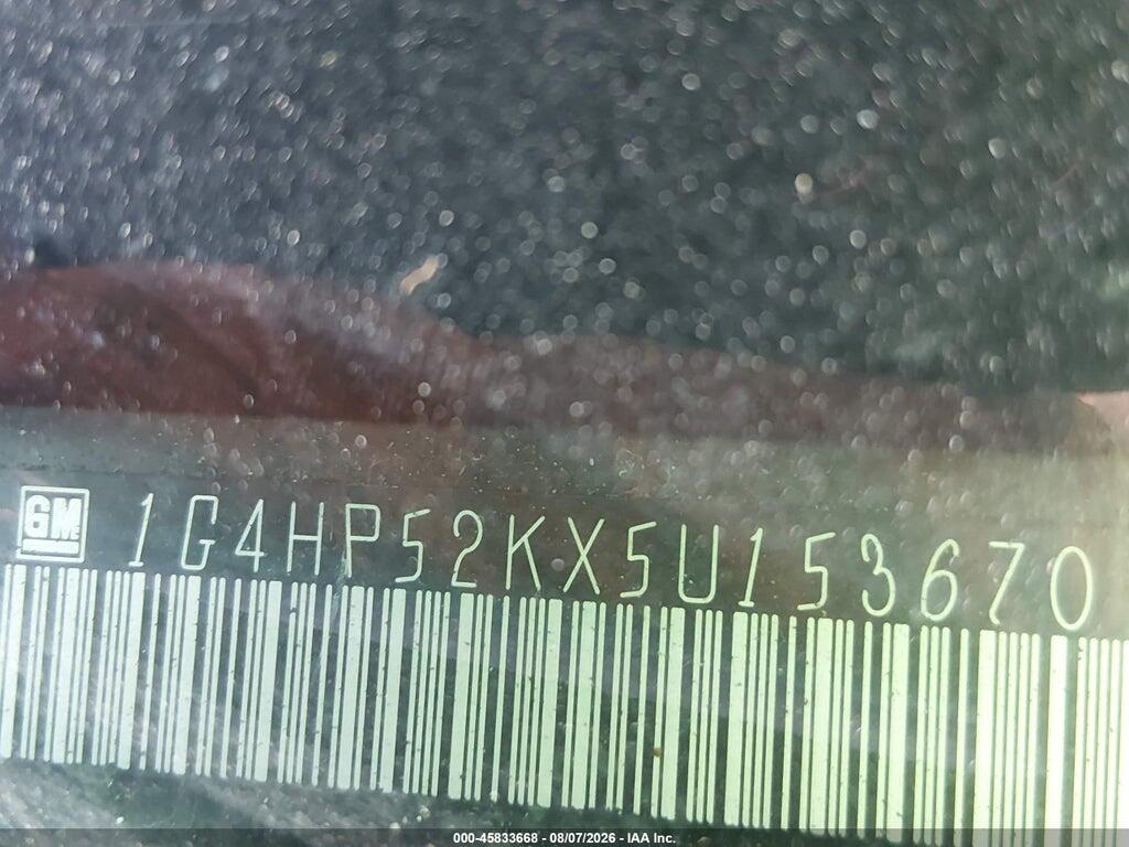 1G4HP52KX5U153670 2005 BUICK LESABRE photo no. 9
