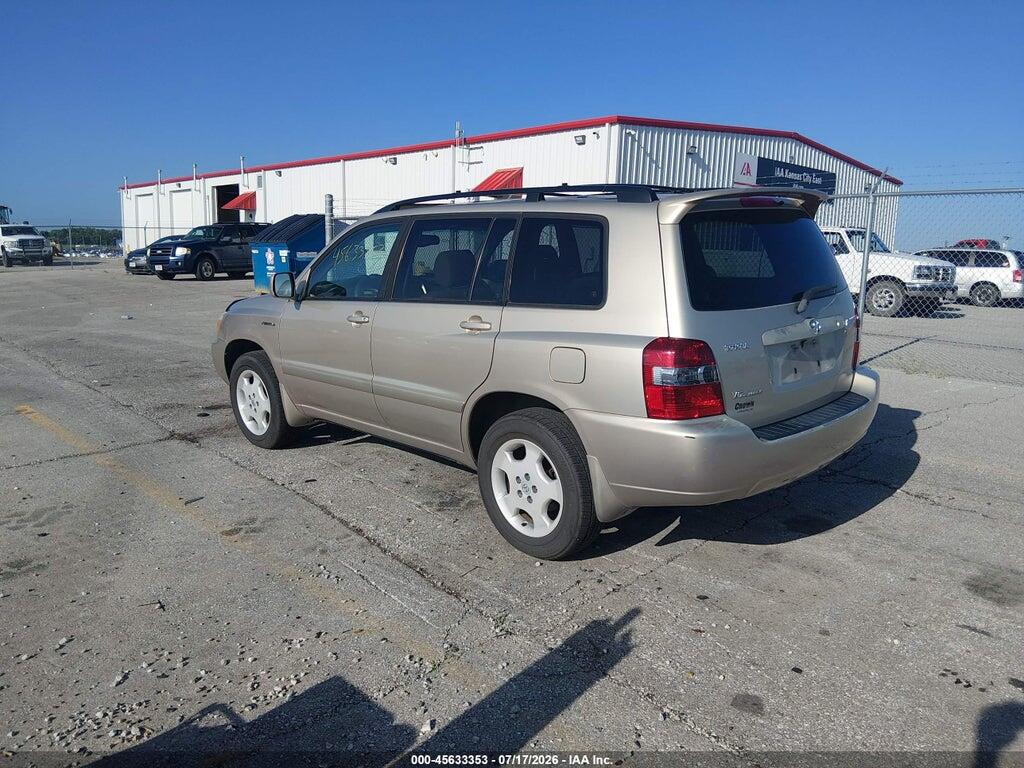 JTEEP21A050120730 2005 TOYOTA HIGHLANDER photo no. 3