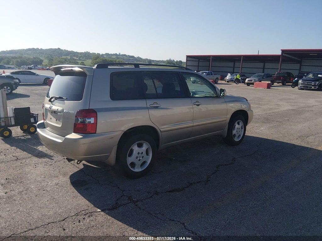 JTEEP21A050120730 2005 TOYOTA HIGHLANDER photo no. 4