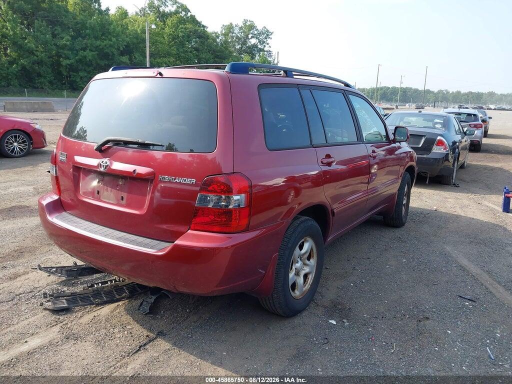 JTEGD21A860151906 2006 TOYOTA HIGHLANDER photo no. 4