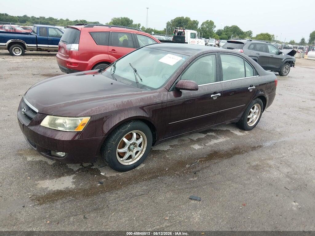 5NPEU46F76H020318 2006 HYUNDAI SONATA photo no. 2