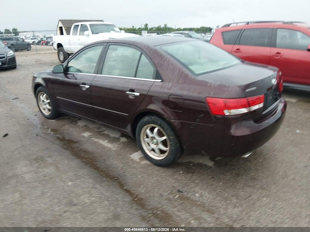 5NPEU46F76H020318 2006 HYUNDAI SONATA photo no. 3