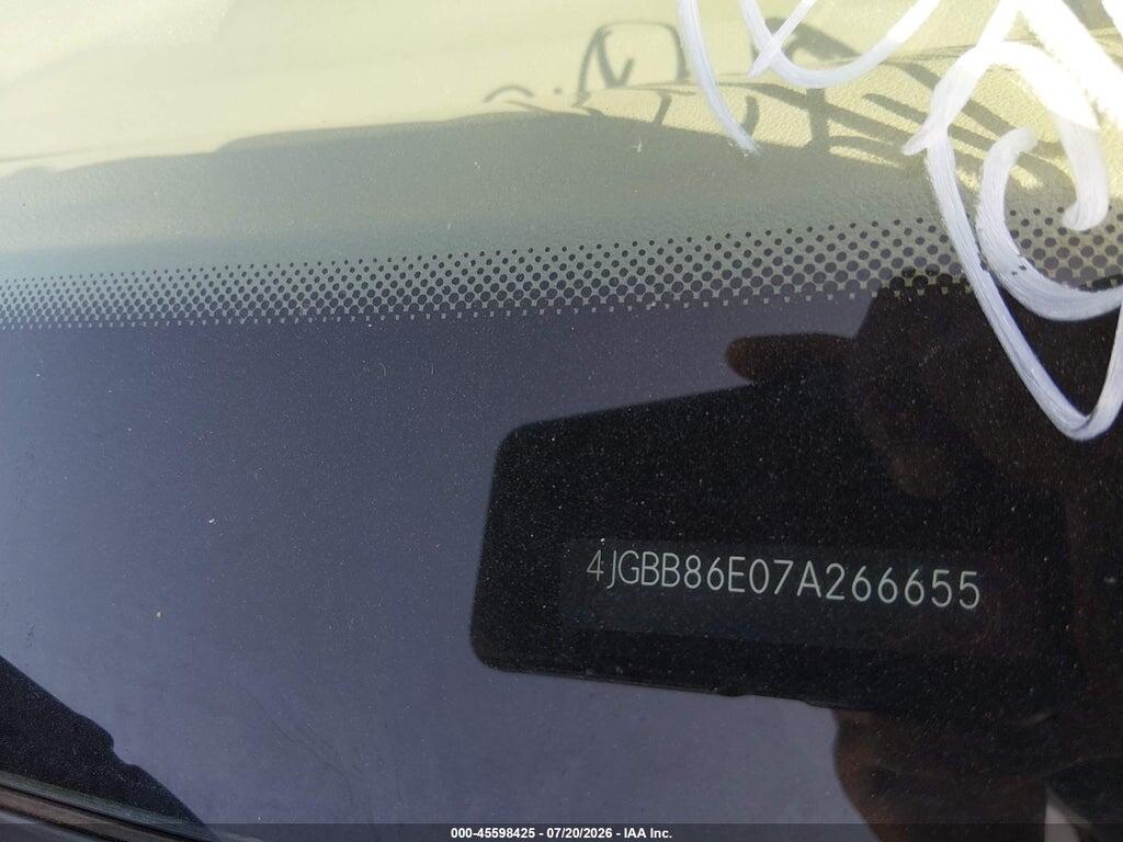 4JGBB86E07A266655 2007 MERCEDES-BENZ ML 350 photo no. 9