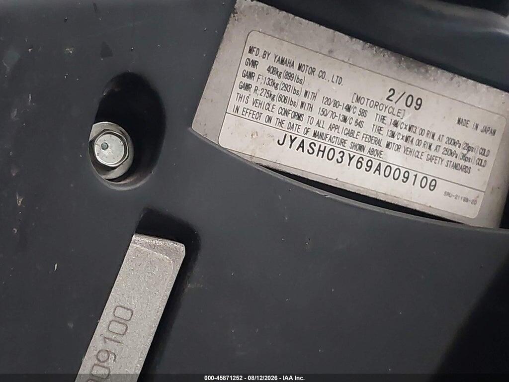 JYASH03Y69A009100 2009 YAMAHA YP400 photo no. 10