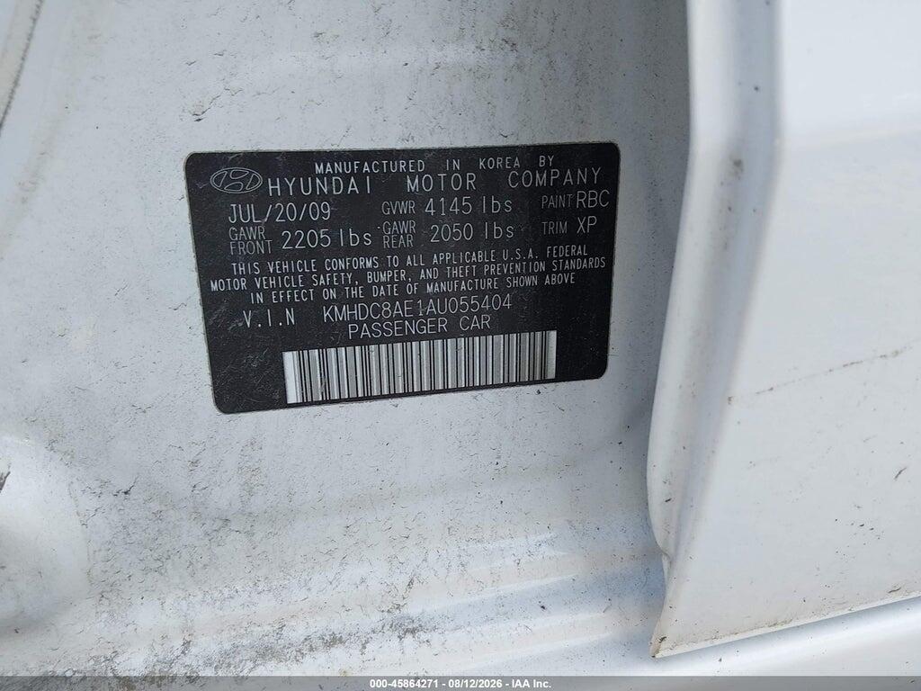 KMHDC8AE1AU055404 2010 HYUNDAI ELANTRA TOURING photo no. 9