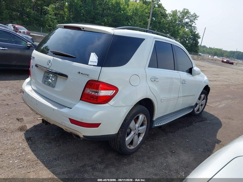 4JGBB8GBXAA562231 2010 MERCEDES-BENZ ML 350 photo no. 4