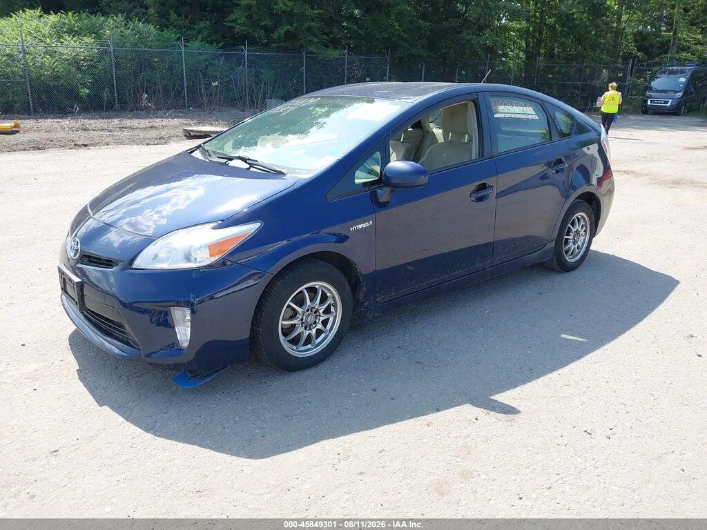 JTDKN3DU4C1538529 2012 TOYOTA PRIUS photo no. 2