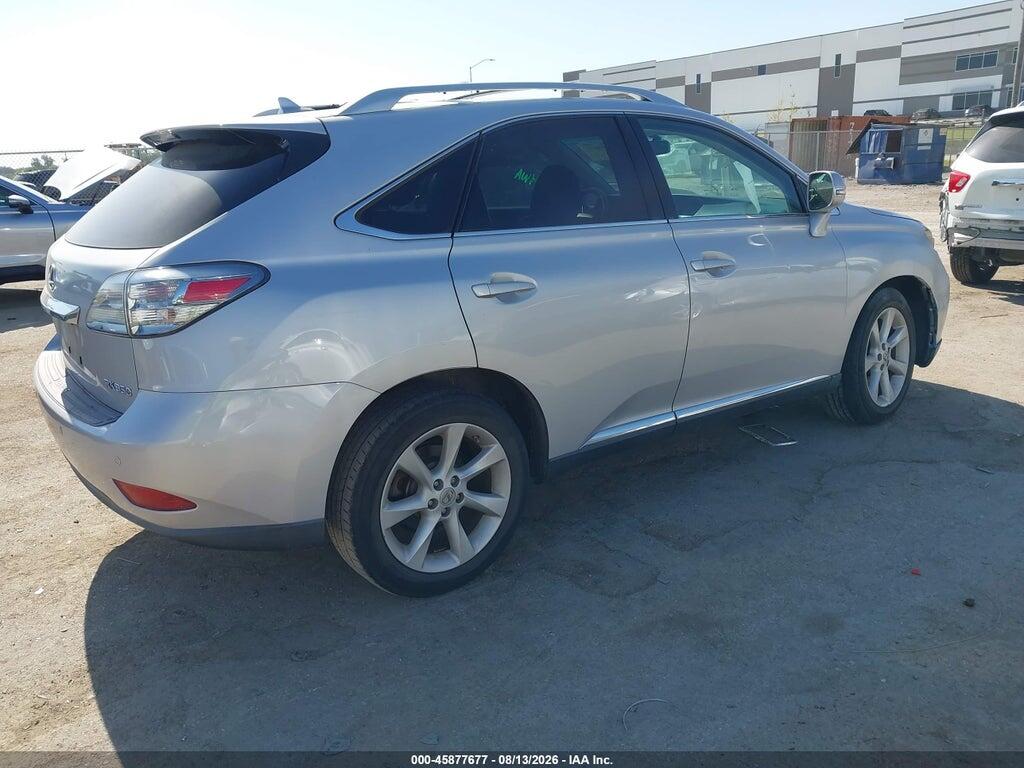 2T2ZK1BAXCC075503 2012 LEXUS RX 350 photo no. 4