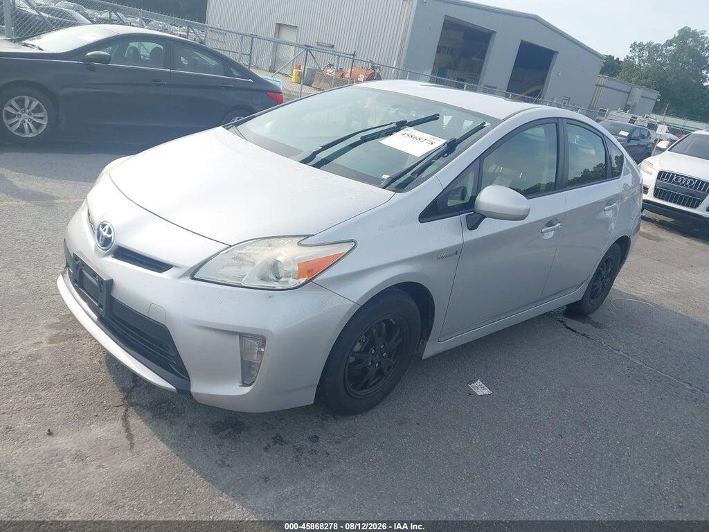 JTDKN3DU4E0368505 2014 TOYOTA PRIUS photo no. 2