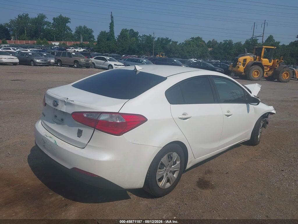 KNAFX4A66F5325454 2015 KIA FORTE photo no. 4