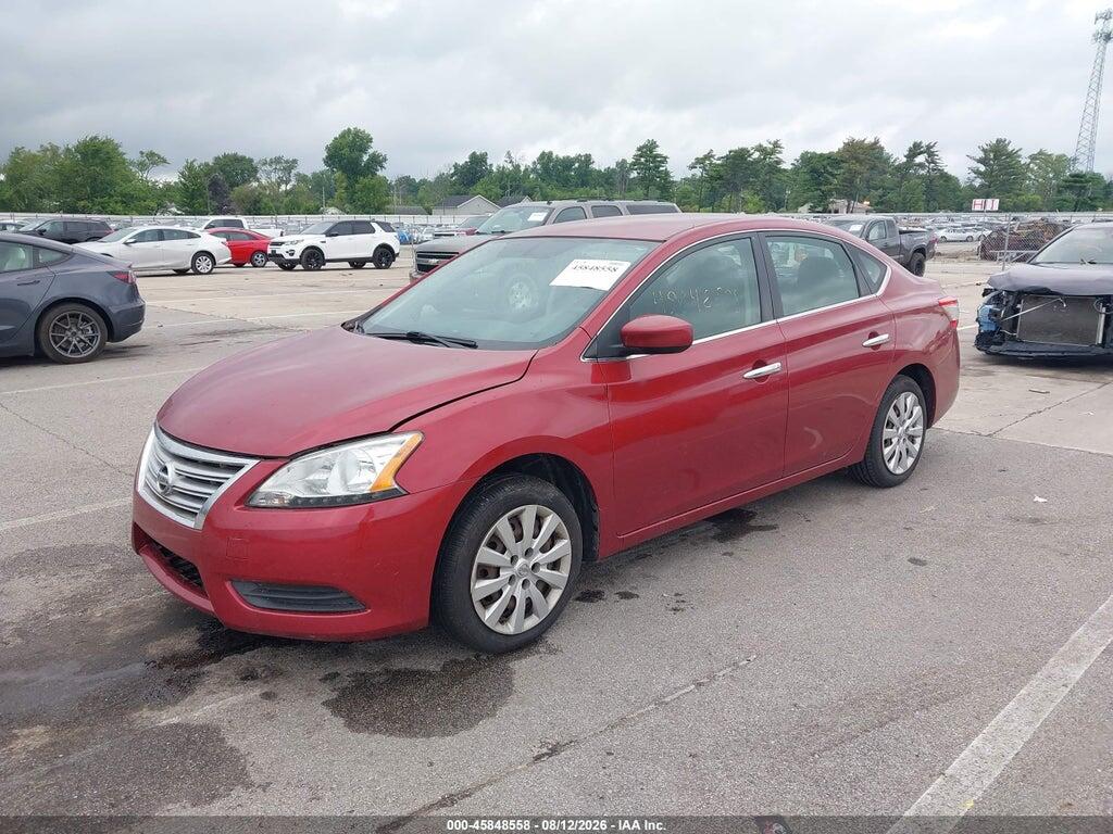 3N1AB7AP5FL666854 2015 NISSAN SENTRA photo no. 2
