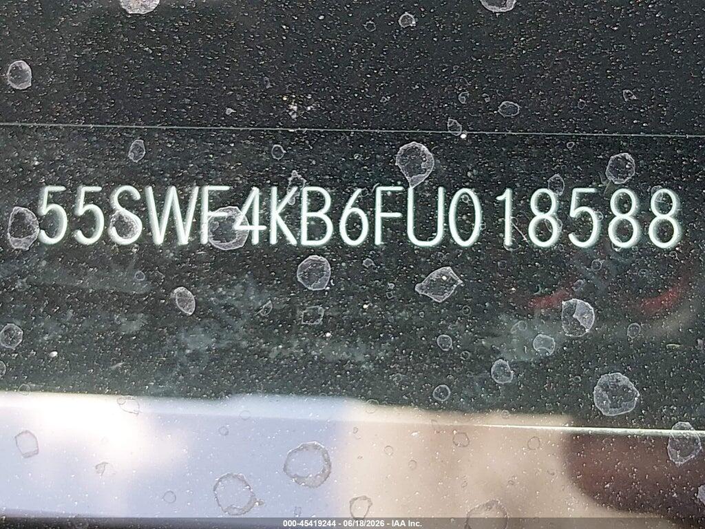 55SWF4KB6FU018588 2015 MERCEDES-BENZ C 300 photo no. 9