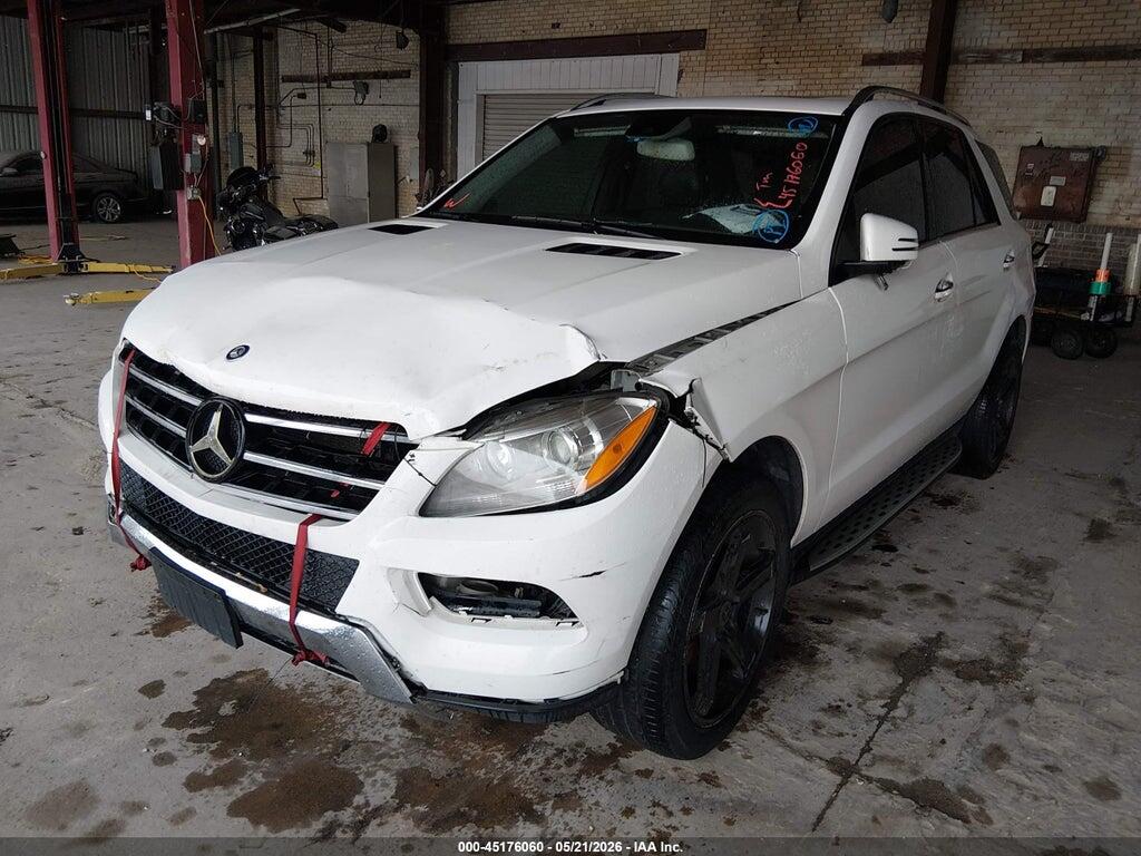 4JGDA5HB9FA468499 2015 MERCEDES-BENZ ML 350 photo no. 2