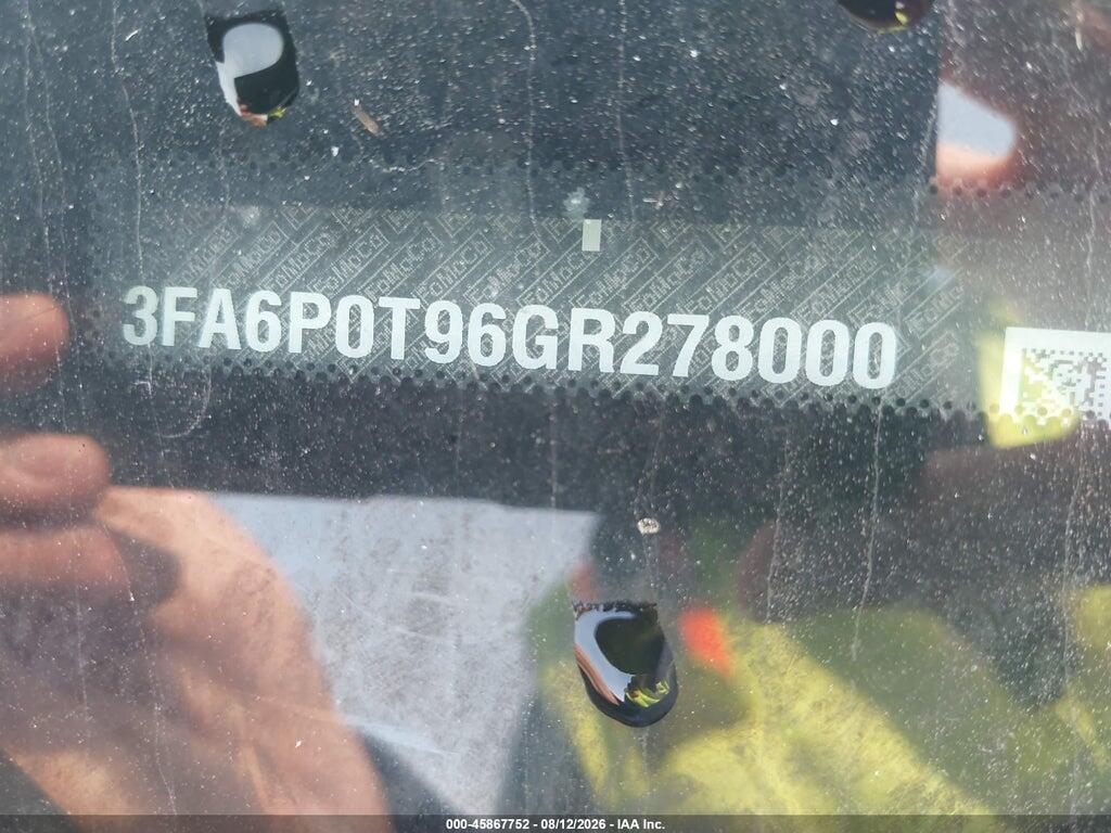 3FA6P0T96GR278000 2016 FORD FUSION photo no. 9