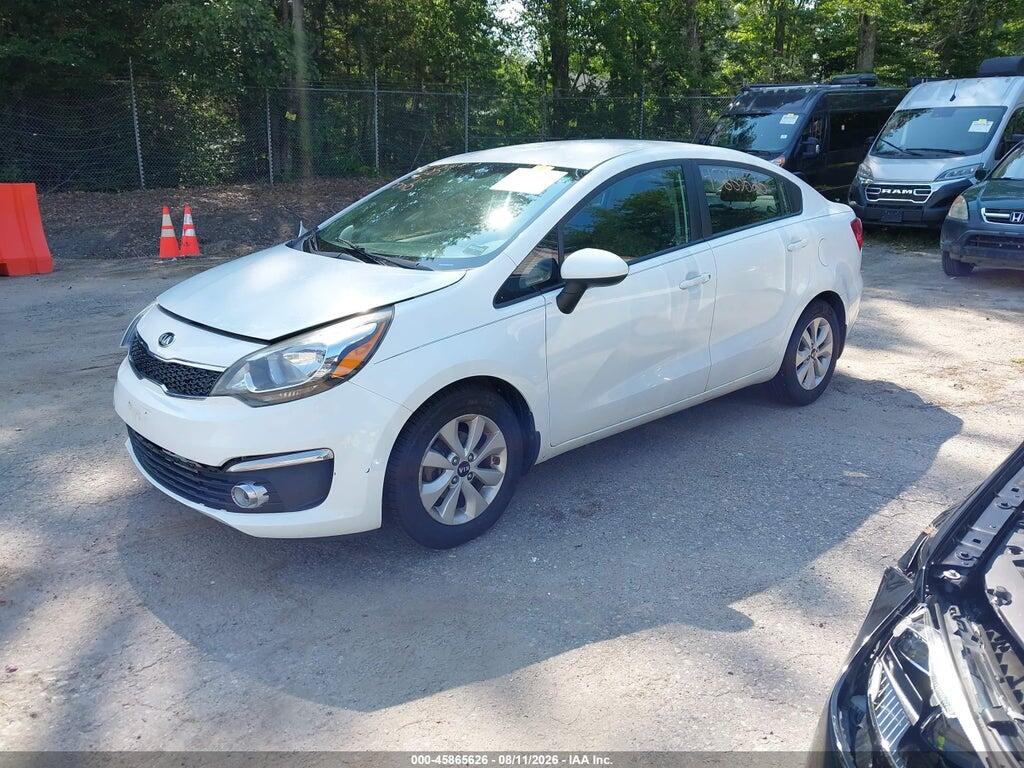 KNADN4A32G6645904 2016 KIA RIO photo no. 2